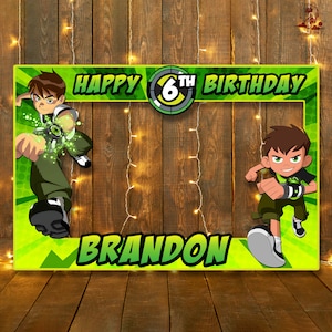Ben 10 Photo Booth Rahmen, Ben 10 Rahmen, Ben 10 Party Dekoration, Ben 10 Party Dekoration, Ben 10 Geburtstagsparty, Ben 10 Photo Booth Requisite, Ben 10