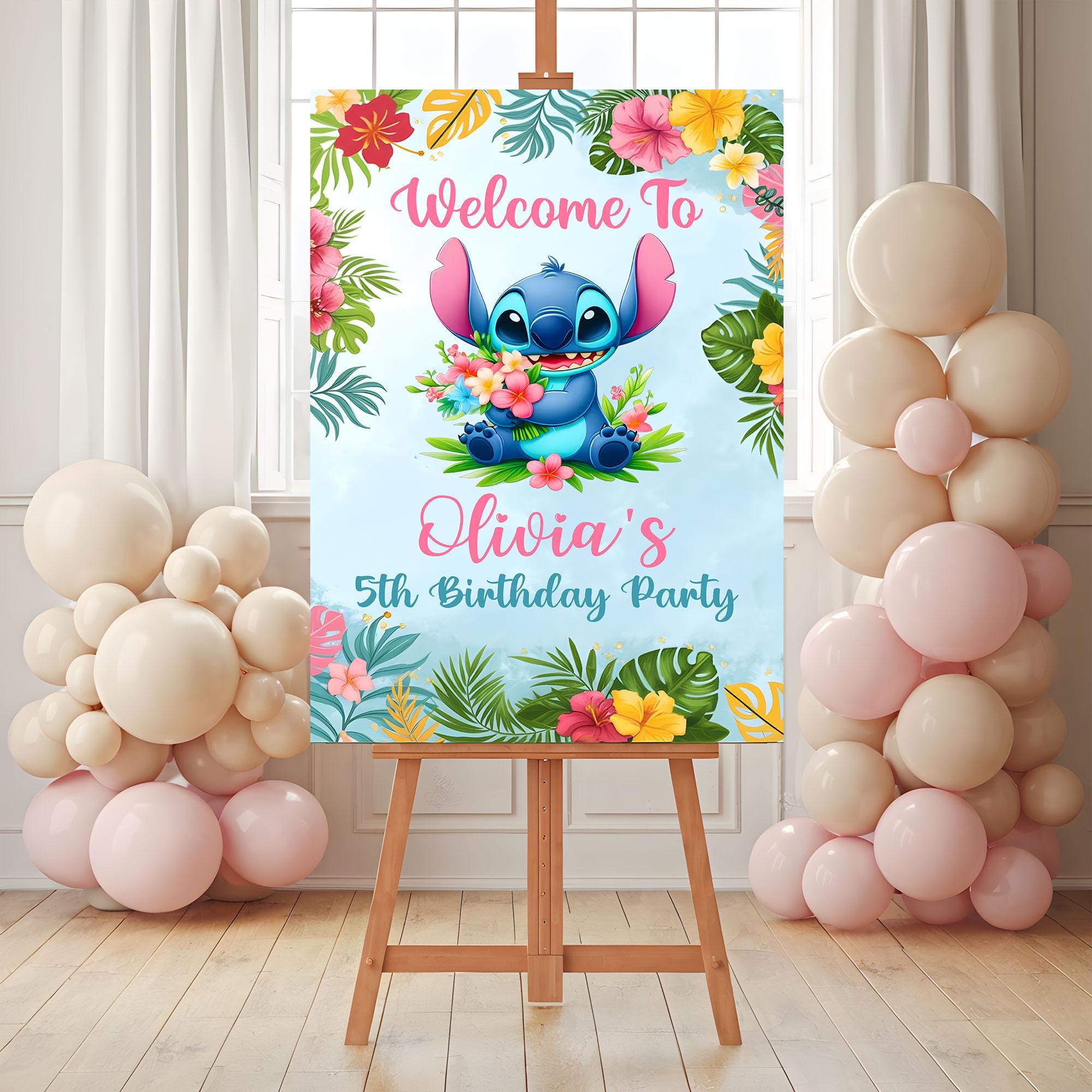 Sttch Happy Brthday Decoraton, Sttch Brthday Party Cutouts, Happy