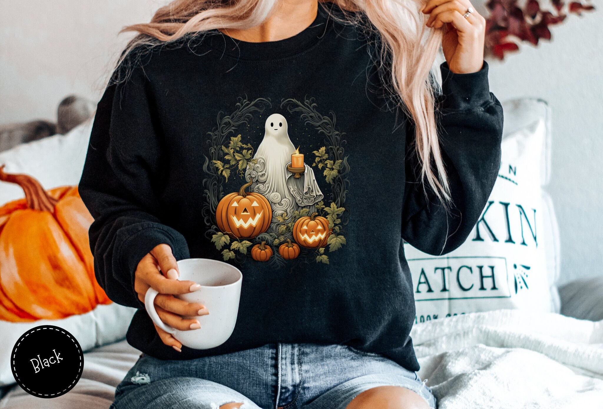 Halloween Costume Pumpkin Ugly Sweater Halloween Sweatshirts For