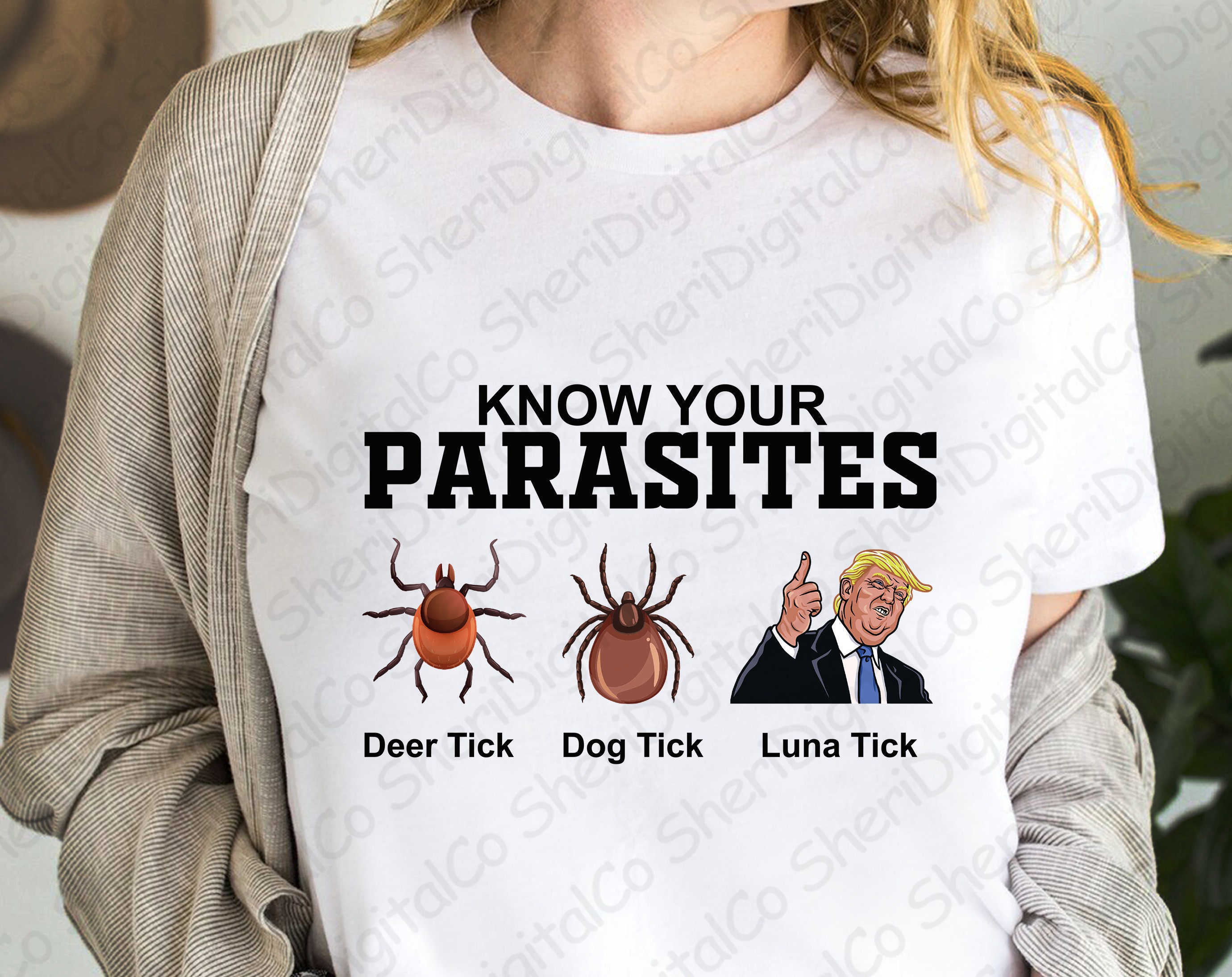 Know Your Parasites Deer Tick Dog Tick Luna Tick Shirt Etsy