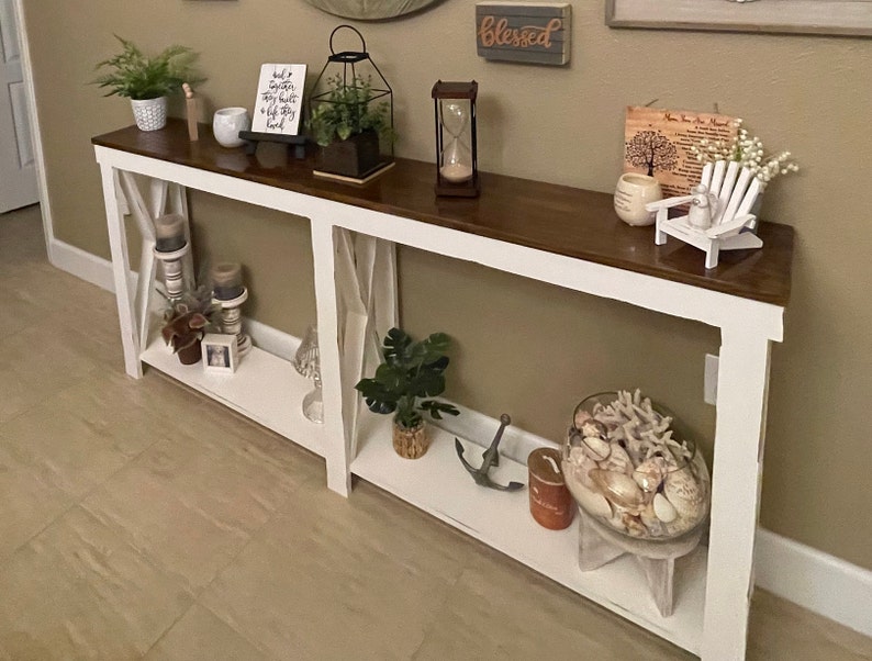 6' Entryway Table DIY Guide Etsy