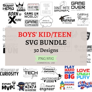 Kids Saying SVG Bundle | Boy Saying SVG Bundle | Little Boy svg  | Boy Teens SVG Bundle | Inspirational svg | svg Circuit | Boy kids shirt