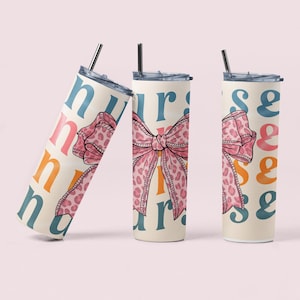 Personalized Nurse Tumbler: Stainless Steel Insulated Bottle