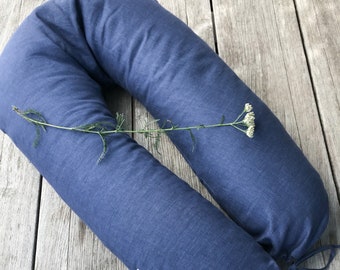 Nursing and side sleeper pillows with wild herbs