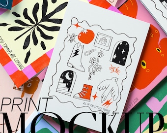 Urban Print Mockup: Modern Realistic Style (PSD Download)