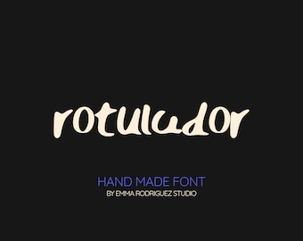 Rotulador - Handwritten Marker Ink Style Type, Digital Download