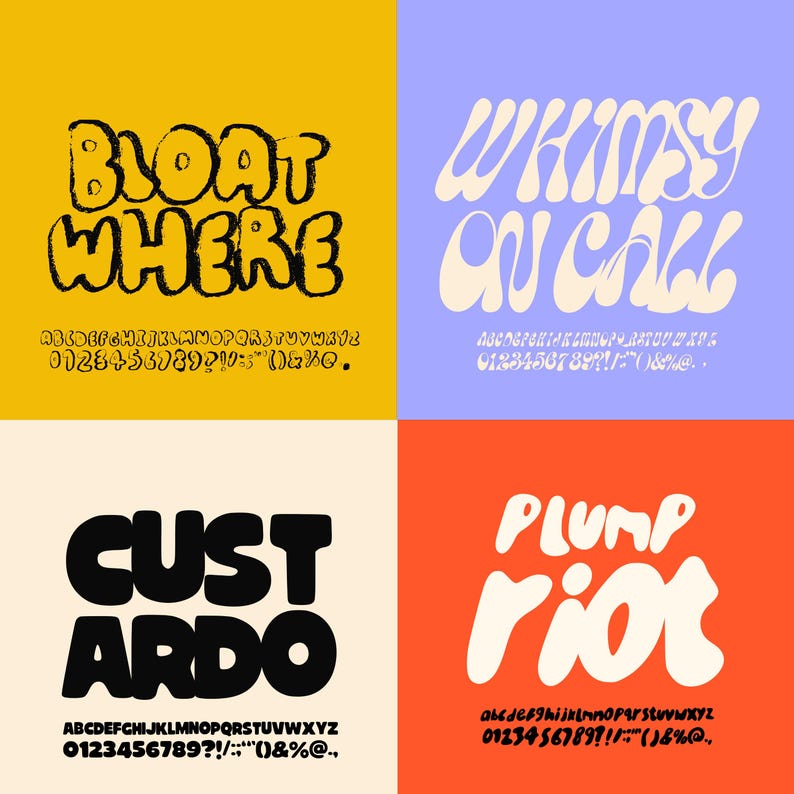 30 Creative Font Bundle - the Mega Pack Display Font Pack, Bold Poster ...