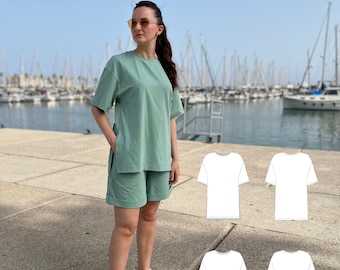 Lucie loose fit t-shirt sewing pattern