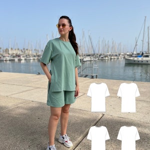 Lucie loose fit t-shirt sewing pattern