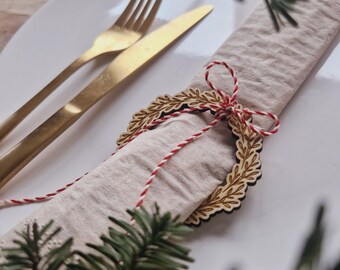 Place cards | Napkin tags | Napkin rings, table decoration, Christmas, gift, decoration, birthday, christening, party favor