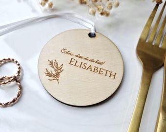Place cards, table cards, name tags for weddings, baptisms, birthdays, communions, confirmations, table decorations
