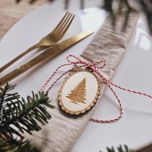 Platzkarten | Servietteanhänger | Serviettenringe, Tischdeko, Weihnachten, Geschenk, Deko, Geburtstag, Taufe, Gastgeschenk