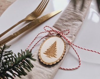 Place cards | Napkin tags | Napkin rings, table decoration, Christmas, gift, decoration, birthday, christening, party favor