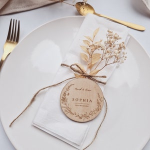 Platzkarten|Namensschilder|Tischkarten für Hochzeit,  Taufe,  Kommunion,  Geburtstag,  Party