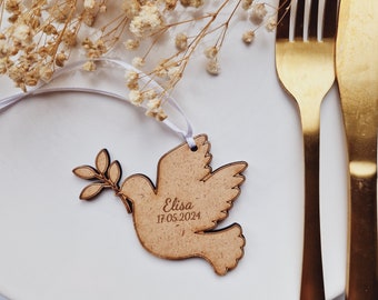 Napkin tags, place cards, table cards, name tags for baptism, communion, confirmation, wedding, table decoration