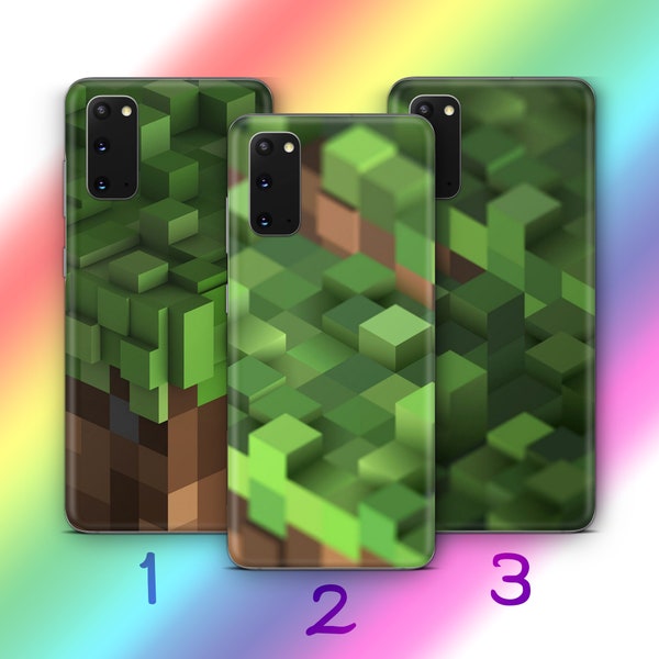 Minecraft 2 Phone Case Cover For Samsung Galaxy S10 S20 S21 S22 S23 FE S24 Plus Ultra Inspired Block Build Craft Video Game Multiplayer