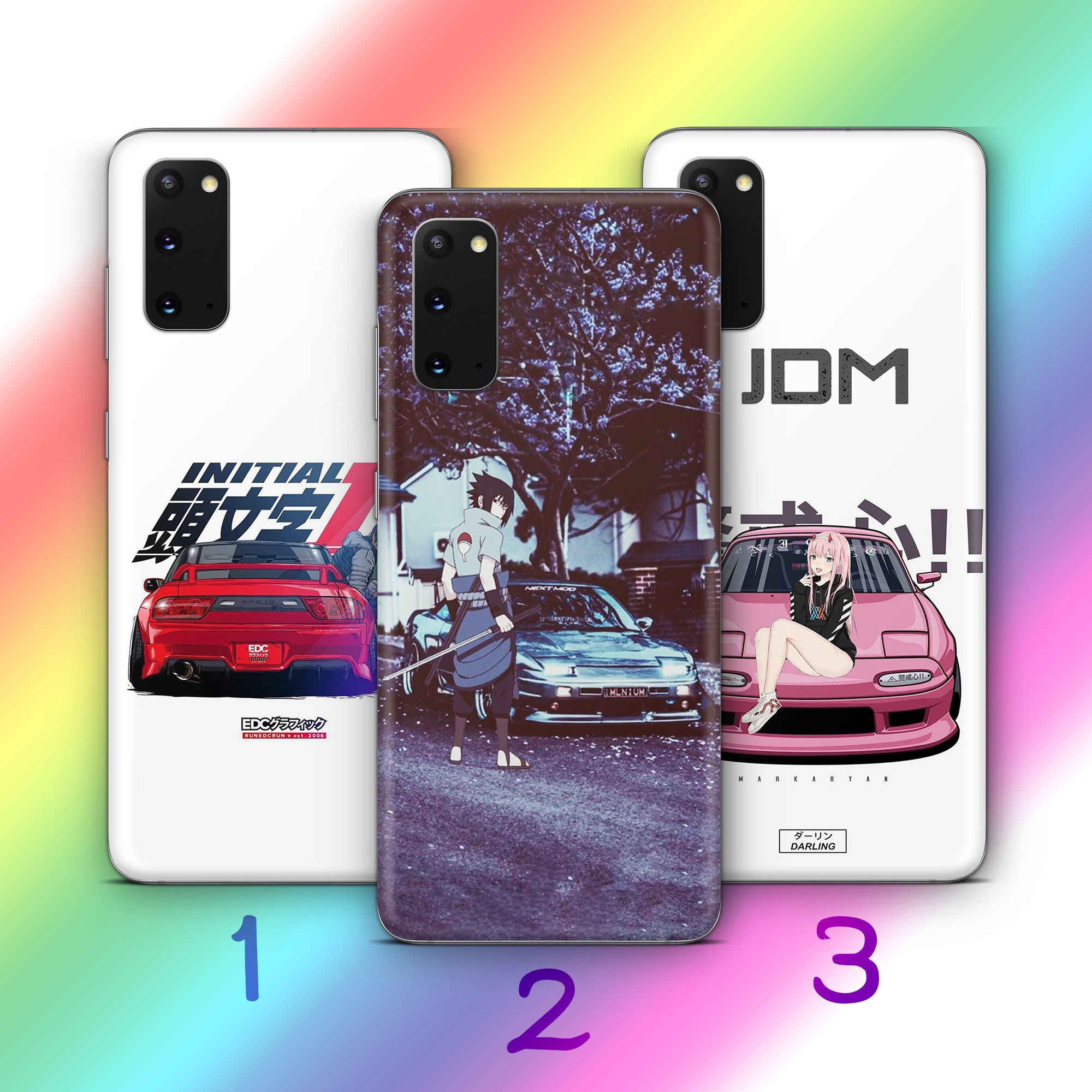Anime JDM 2 Phone Case Cover for Samsung Galaxy S20 S21 S22 Anime JDM 2 Phone Case Cover for Samsung Galaxy S20 S21 S22