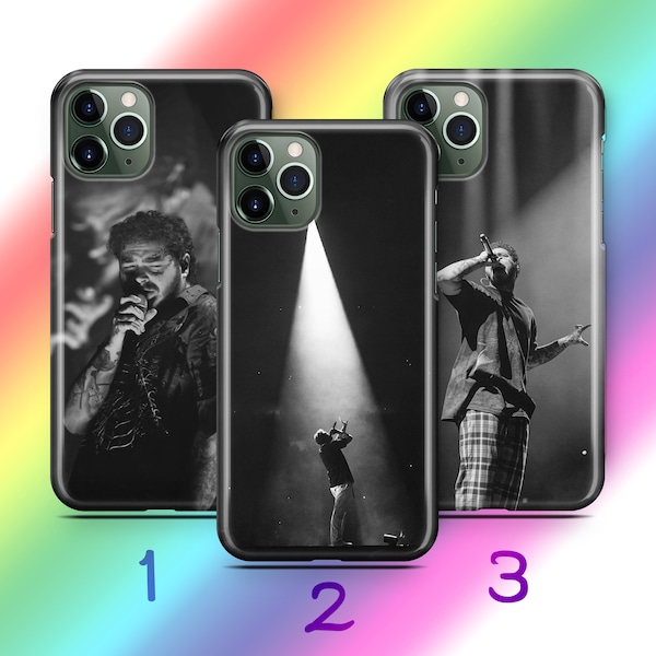 Post Malone 1 Cover per telefono per Apple iPhone 11 12 13 14 15 PRO PLuS MiNI MAX Modelli Cantante di musica rap Pop Hip Hop Youth Top Performer MTV