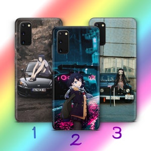 Anime JDM 3 Phone Case Cover For MANY VARIOUS Samsung Galaxy Models Inspired By Japanese Fast Sports Cars Cartoon Girl Boy