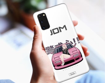 少年漫画 Custom Order for SAM - 5 M + 2 S cases JDM Phone Case Cars Pixel Art Cover Fit for Samsung S25 S24