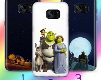 Shrek 1 Phone Case Cover For Samsung Galaxy S5 S6 S7 S8 S9 Edge Plus LTE NEO Models Disney Cartoon Shrek The Ogre Prince Charming Princess