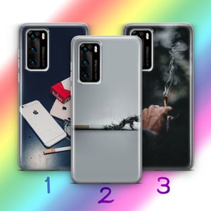 Cigarette 9 Phone Case Cover For Huawei P9 P10 P20 P30 P40 Lite PRO Plus LG G5 G6 Models Cigarettes Rolling Cigar Smoke Smokers Ashtray Ash