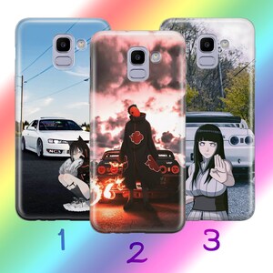 Anime JDM 4 Phone Case Cover For Samsung Galaxy A3 A5 A6 A7 A8 J3 J5 J6 J7 Models Inspired By Japanese Fast Sports Cars Cartoon Girl Boy