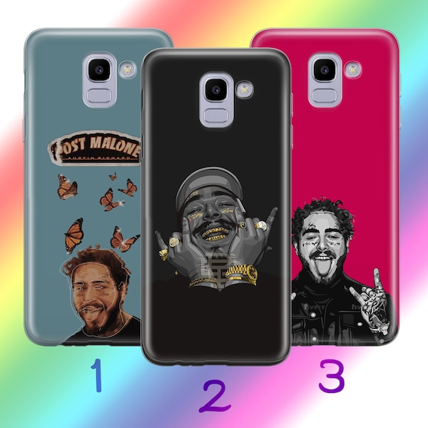 Post Malone 3 Phone Case Cover For Samsung Galaxy A3 A5 A6 A7 A8 J3 J5 J6 J7 Models Rap Music Singer Pop Hip Hop Youth Top Performer MTV