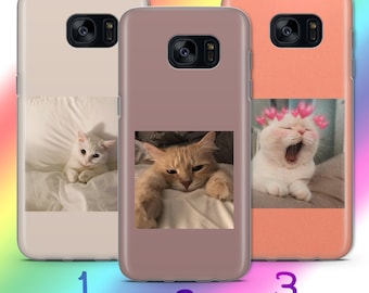 Aesthetic Cat 2 Phone Case Cover For Samsung Galaxy S5 S6 S7 S8 S9 Edge Plus LTE NEO Models Cute Kitten Picture Kitty Photo Cuddly PussyCats