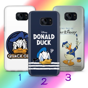 Custodia per telefono Donald Duck 8 per Samsung Galaxy S5 S6 S7 S8 S9 Edge Plus LTE NEO modelli Disney Cartoon Paperina Duck Tales Topolino