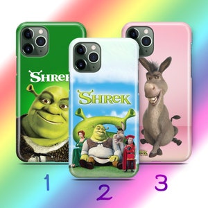 Shrek 4 Phone Case For Apple iPhone 11 12 13 14 15 16 e 17 Air PRO Plus Mini Max Disney Cartoon Shrek The Ogre Prince Charming Princess