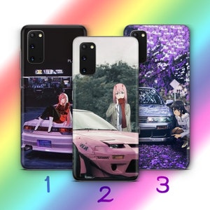 Anime JDM 1 Phone Case Cover For Samsung Galaxy S20 S21 S22 S23 S24 FE S25 Plus Ultra Inspired Japanese Fast Sports Cars Cartoon Girl Boy