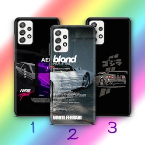 JDM 6 Phone Case Cover For Samsung A13 A14 A15 A16 A25 A26 A33 A34 A35 A36 A53 A54 A55 A56 A72 A73 + More Models Fast Drift Race Muscle Car
