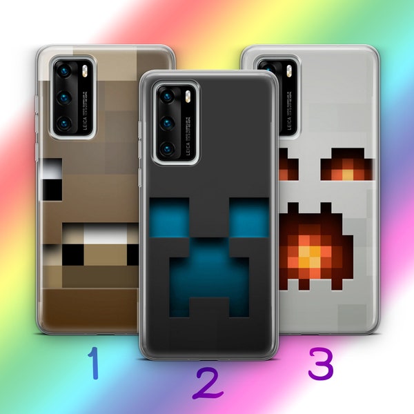 Minecraft 1 Phone Case Cover For Huawei P9 P10 P20 P30 P40 Lite PRO Plus LG G5 G6 Models Inspired Block Build Craft Video Game Multiplayer