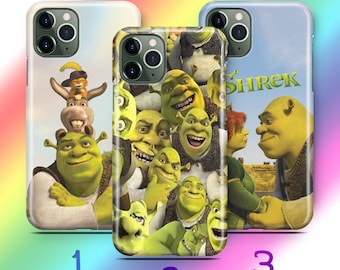 Shrek 3 Mobilskal till Apple iPhone 11 12 13 14 15 16 e 17 Air PRO Plus Mini Max Disney Tecknad Shrek Ogren Prins Charmig Prinsessa