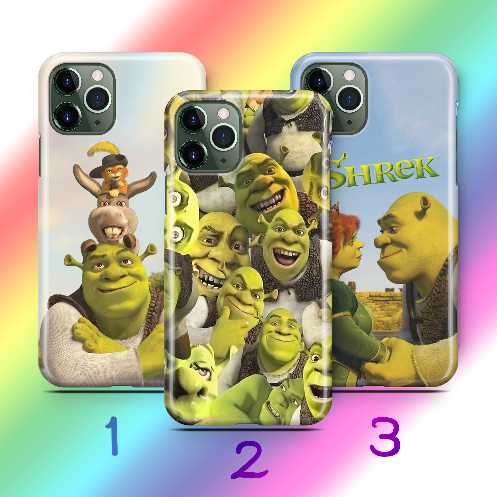 Shrek 3 Phone Case for Apple iPhone 11 12 13 14 15 16 E 17 Air PRO Plus  Mini Max Disney Cartoon Shrek the Ogre Prince Charming Princess - Etsy