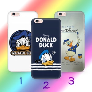 Custodia per telefono Donald Duck 8 per Apple iPhone 5 SE 2020 2022 6 7 8 X Xs XR MaX PLuS Modelli Disney Cartoon Paperina Racconti Topolino