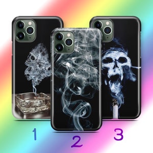 Cigarette 6 housse de téléphone pour Apple iPhone 11 12 13 14 15 16 PRO PLuS MiNI MAX modèle cigarettes à rouler fumée de cigare fumeurs cendrier cendre