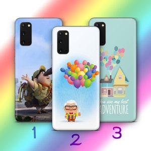 Up 2 Phone Case Cover For Samsung Galaxy S20 S21 S22 S23 S24 FE S25 Plus Ultra Disney Cartoon Balloons House Home Carl Russell