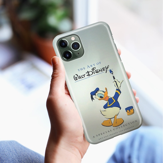 ドナルドダック 8インチ 携帯ケース Apple iPhone 11 12 13 14 15 16 e