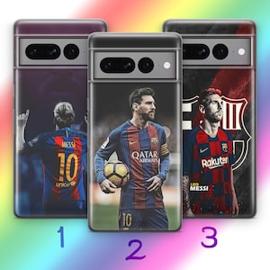 Lionel Messi 2 Mobilskal till Google Pixel 6 6A 7 7A 8 8A 9 9A 10 Pro XL Modeller Fotboll Fotbollslagsspelare Leo Messi Nummer 30