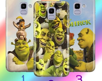 Shrek 3 Phone Case Cover For Samsung Galaxy A3 A5 A6 A7 A8 J3 J5 J6 J7 Models Disney Cartoon Shrek The Ogre Prince Charming Princess Fiona