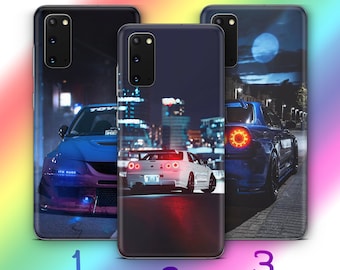 JDM 3 Phone Case Cover For MANY VARIOUS Samsung Galaxy Models Fast Drift Race Muscle Sports Cars Street Race Supercars