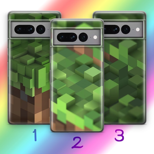 Minecraft 2 Phone Case Cover For Google Pixel 7 7A 7 Pro 8 Pro Models Inspired By Block Build Craft Video Game Multiplayer