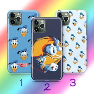 Custodia per telefono Donald Duck 7 per Apple iPhone 11 12 13 14 15 16 PRO PLuS MiNI MAX modello Disney Cartoon Paperina Duck Tales Topolino