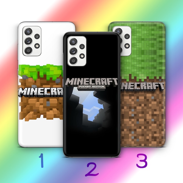 Minecraft 9 Phone Case Cover For Samsung A12 A13 A14 A15 A32 A33 A34 A52 A53 A54 A72 A73 A25 A50 A70 A31 A51 A71 Models Block Video Game