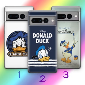 Custodia per telefono Donald Duck 8 per Google Pixel 6 6A 7 7A 8 8A 9 9A Pro XL Modelli Disney Cartoon Paperina Duck Tales Topolino Paperina divertente