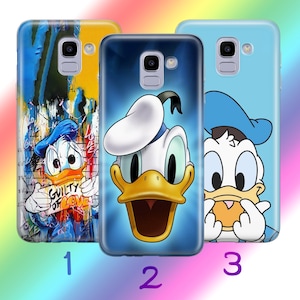 Custodia per telefono Donald Duck 9 per Samsung Galaxy A3 A5 A6 A7 A8 J3 J5 J6 J7 Modelli Disney Cartoon Daisy Duck Duck Tales Topolino Divertente