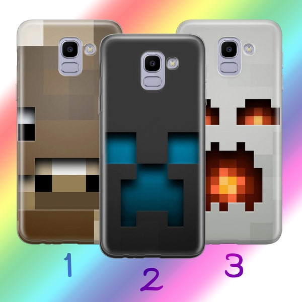 Minecraft 1 Phone Case Cover For Samsung Galaxy A3 A5 A6 A7 A8 J3 J5 J6 J7 Models Inspired By Block Build Craft Video Game Multiplayer