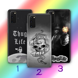 Thug Life 8 Phone Case Cover For MANY VARIOUS Samsung Galaxy Models Iconic Slang Text Tattoo Tattoos Gangsta Gangster Ways